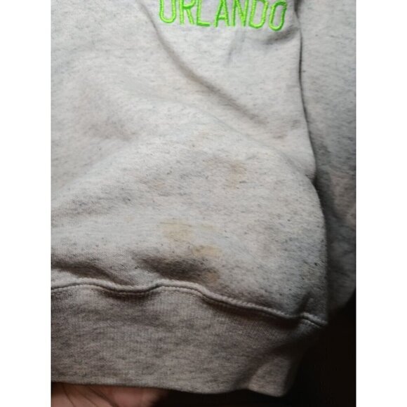Vintage Santee Hard Rock Cafe Orlando Neon 90s Embroidered Sweatshirt Size Med - Picture 5 of 7